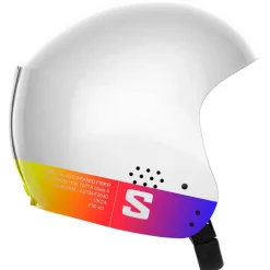 Casque Salomon S/Race Fis Injected Jr White Gradient