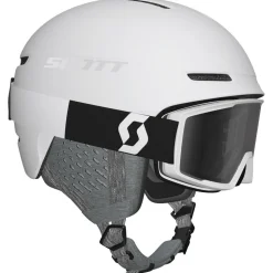 Casque Scott Combo Helmet Track + Factor Goggle Combo White