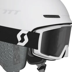Casque Scott Combo Helmet Track + Factor Goggle Combo White