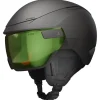 Casque visière Atomic Revent Gt Amid Visor Hd Photo Black Green Gold