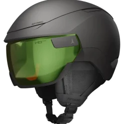 Casque visière Atomic Revent Gt Amid Visor Hd Photo Black Green Gold