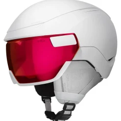 Casque visière Atomic Revent Gt Amid Visor Hd White Leather Red