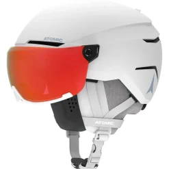 Casque visière Atomic Savor Visor Photo White Heather Red