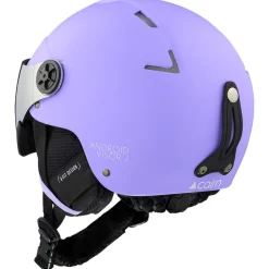 Casque visière Cairn Android Visor Junior Mat Lilac