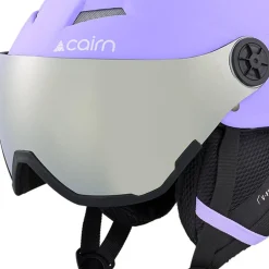 Casque visière Cairn Android Visor Junior Mat Lilac