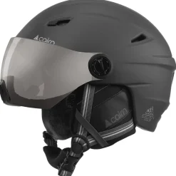 Casque visière Cairn Electron Visor Junior Mat Black