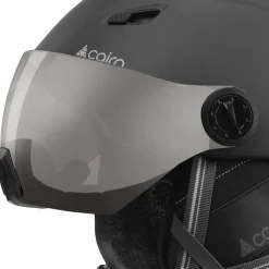 Casque visière Cairn Electron Visor Junior Mat Black