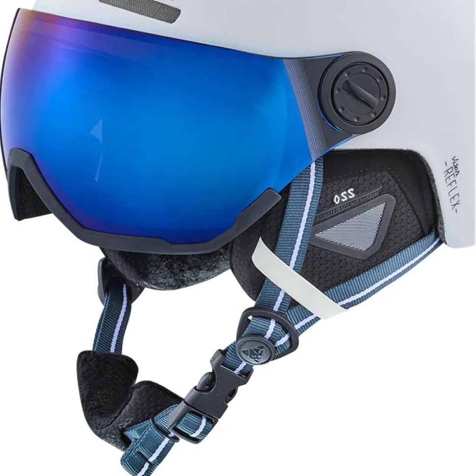 Casque visière Cairn Reflex Visor Mat White