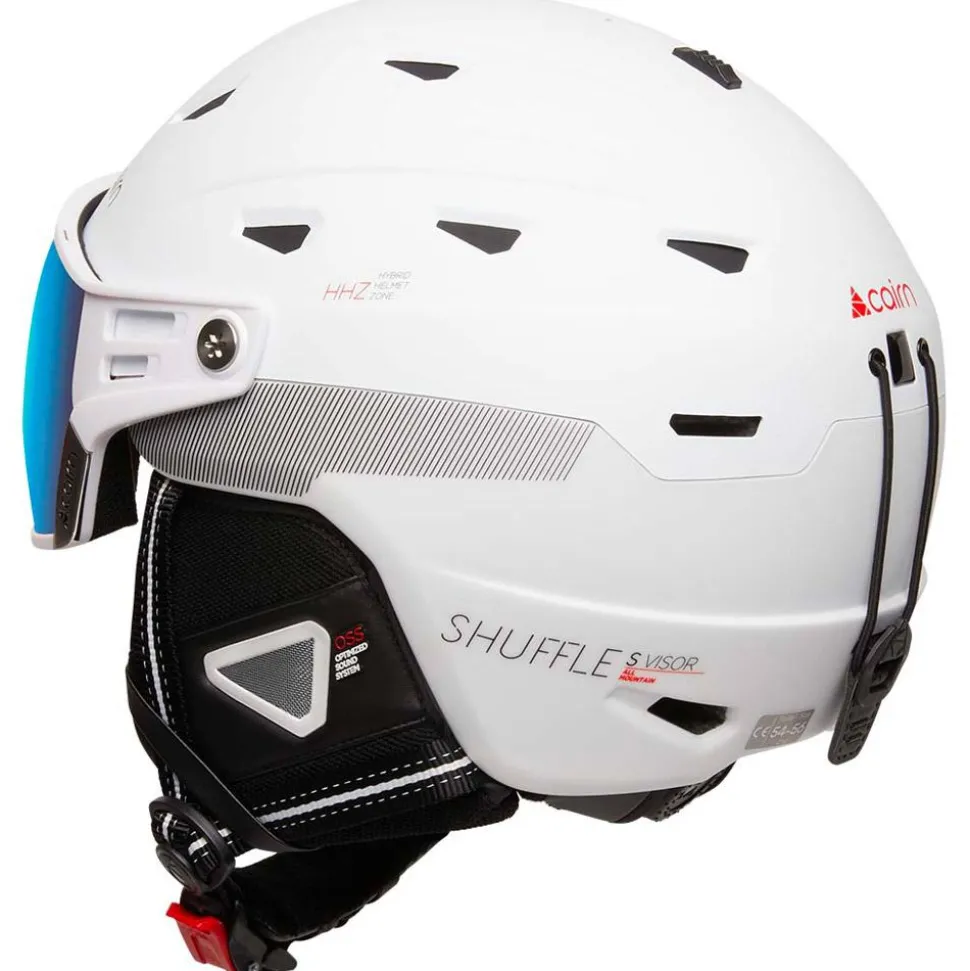 Casque visière Cairn Shuffle S-visor Evolight White
