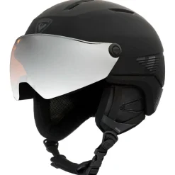 Casque visière Rossignol Fit Visor Impacts Black Orange Silver Mirror