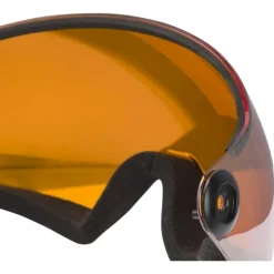 Casque visière Rossignol Fit Visor Impacts Black Orange Silver Mirror