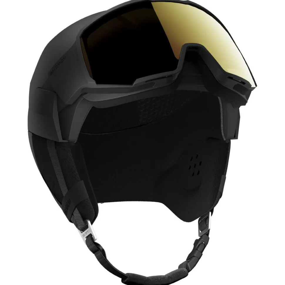 Casque visière Salomon Osmo Pro Black Sigma Photo Poppy Red