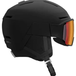 Casque visière Salomon Osmo Pro Black Sigma Photo Poppy Red