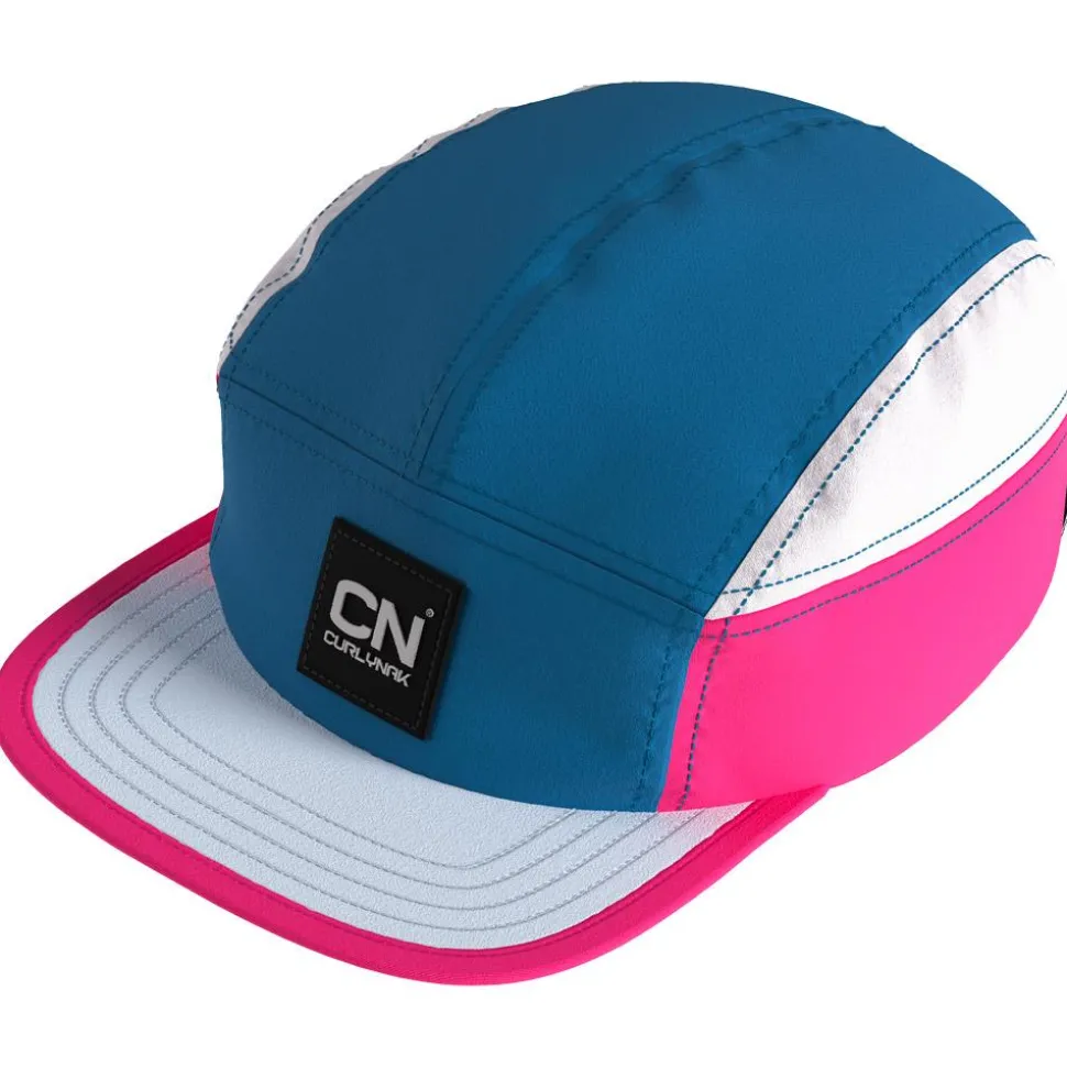 Casquette Curlynak 5 Pans Blue Pink