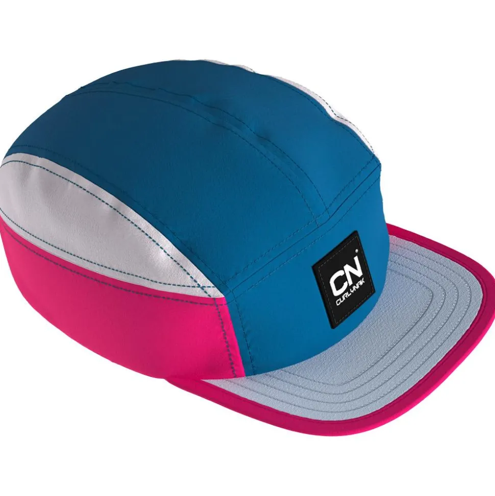 Casquette Curlynak 5 Pans Blue Pink