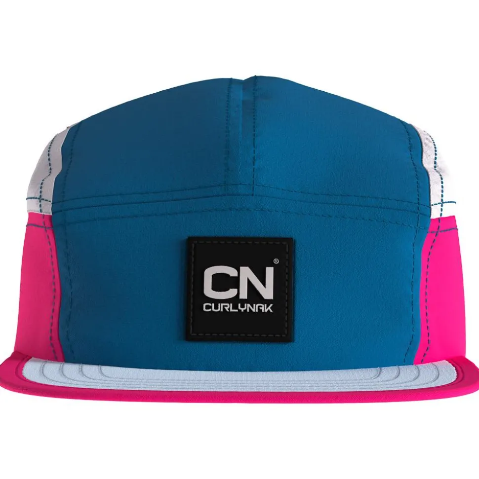 Casquette Curlynak 5 Pans Blue Pink