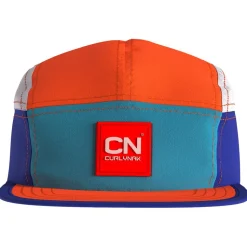 Casquette Curlynak 5 Pans Orange Blue