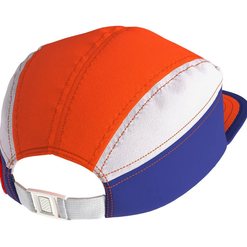 Casquette Curlynak 5 Pans Orange Blue