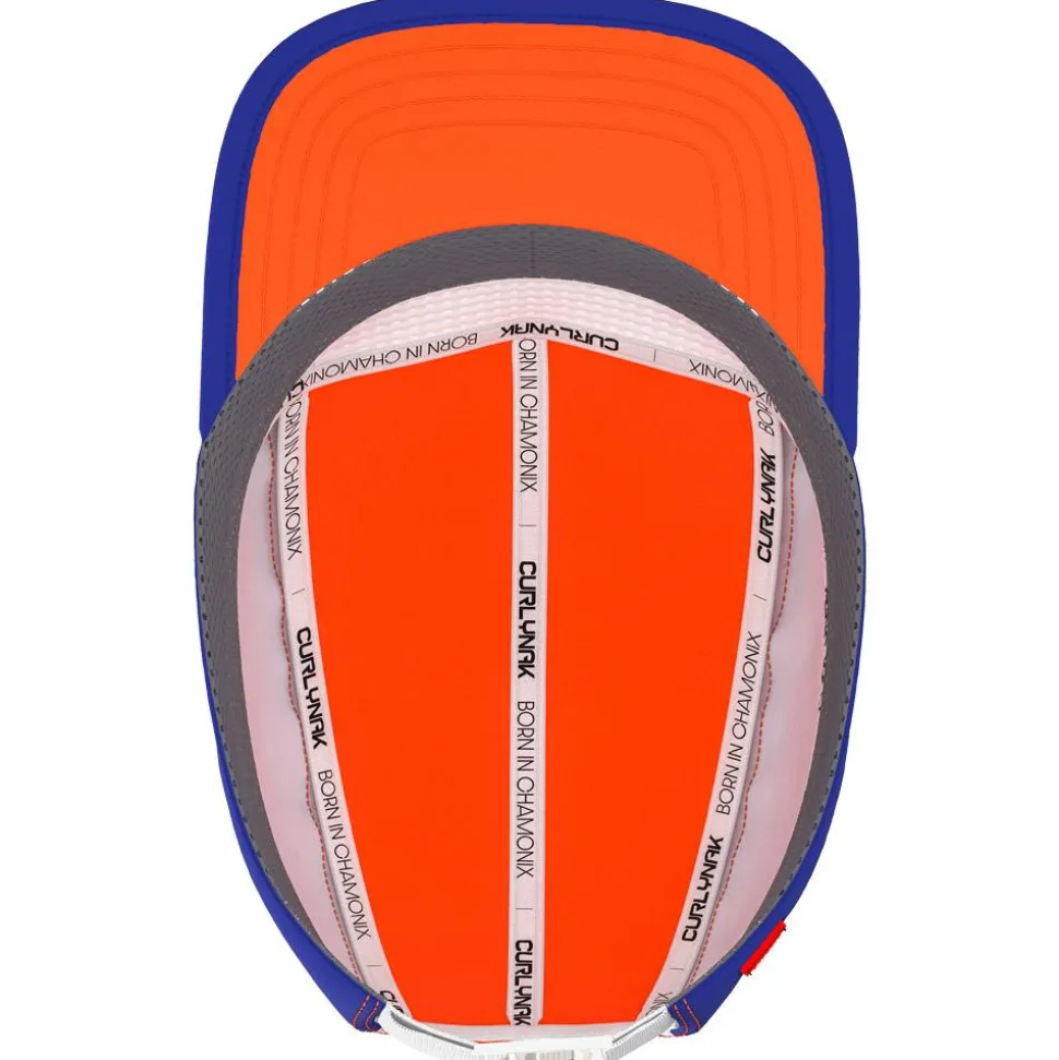 Casquette Curlynak 5 Pans Orange Blue