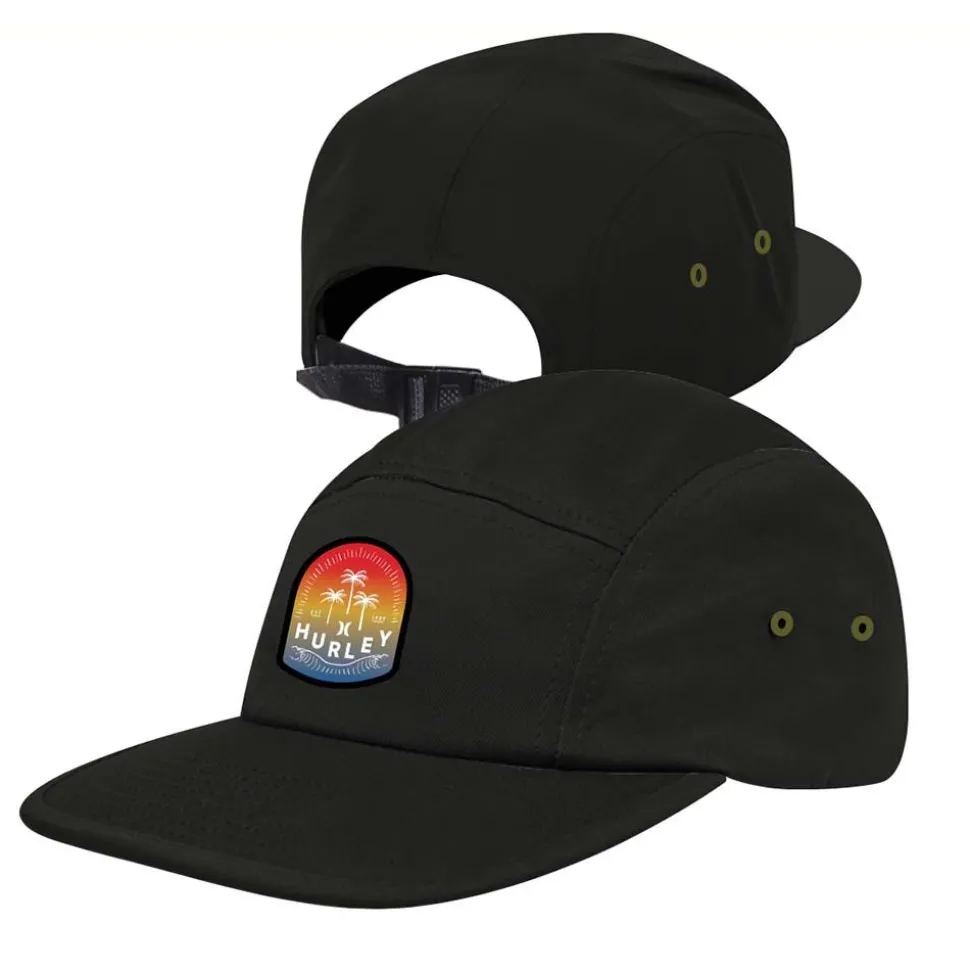 Casquette Hurley Tri Palm Hat Black