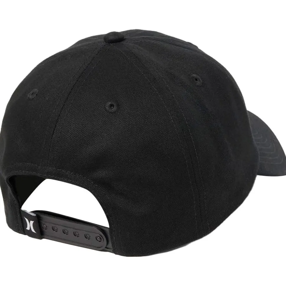 Casquette Hurley Women Mom Iconic Hat Black White