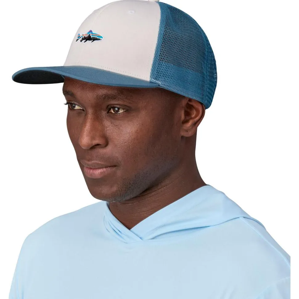 Casquette Patagonia Stand Up Trout Trucker Hat White