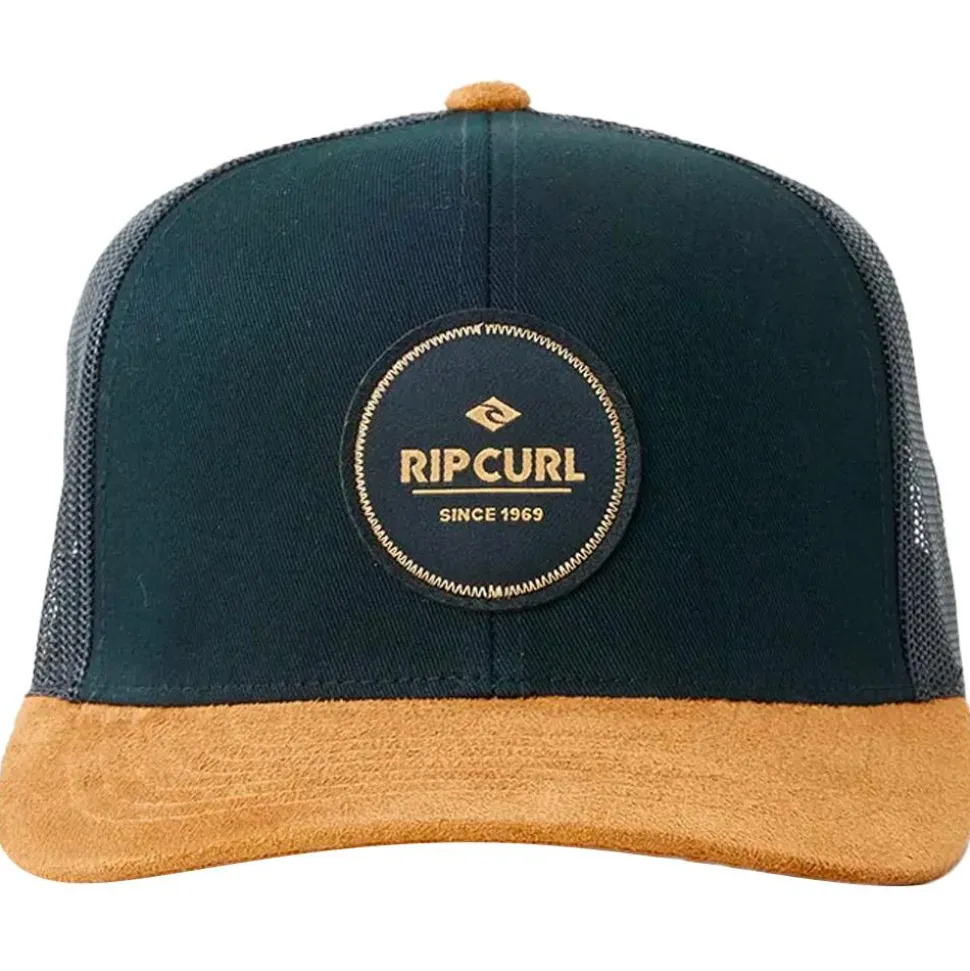 Casquette Rip Curl Routine Curve Trucker Black Tan