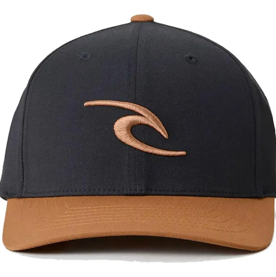 Casquette Rip Curl Tepan 2.0 Flexfit Cap Black Tan