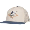 Casquette Salty Crew Diamond Marlin Boys Trucker Oyster Slate