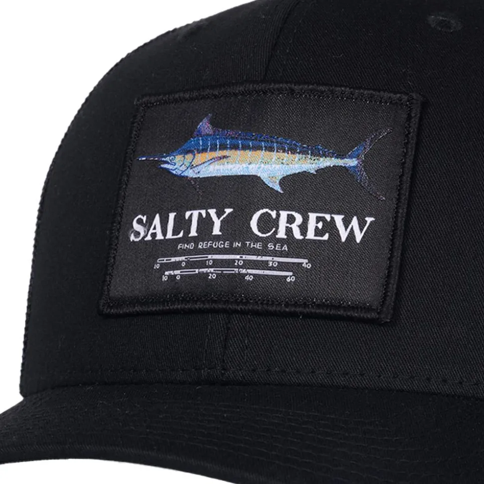 Casquette Salty Crew Marlin Mount Retro Trucker Black