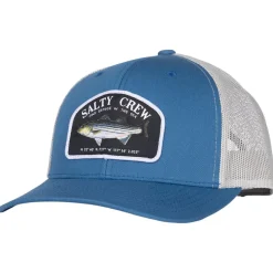 Casquette Salty Crew Striper Retro Trucker Slate Silver