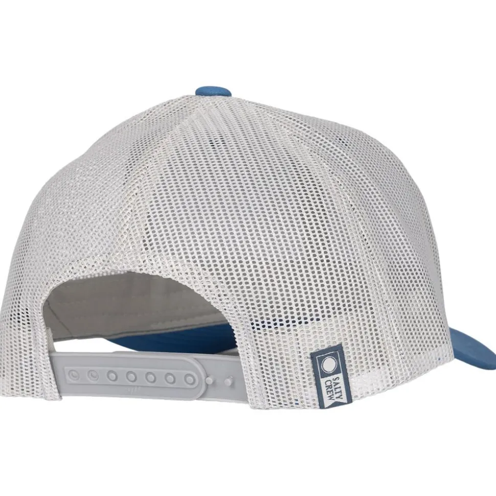 Casquette Salty Crew Striper Retro Trucker Slate Silver