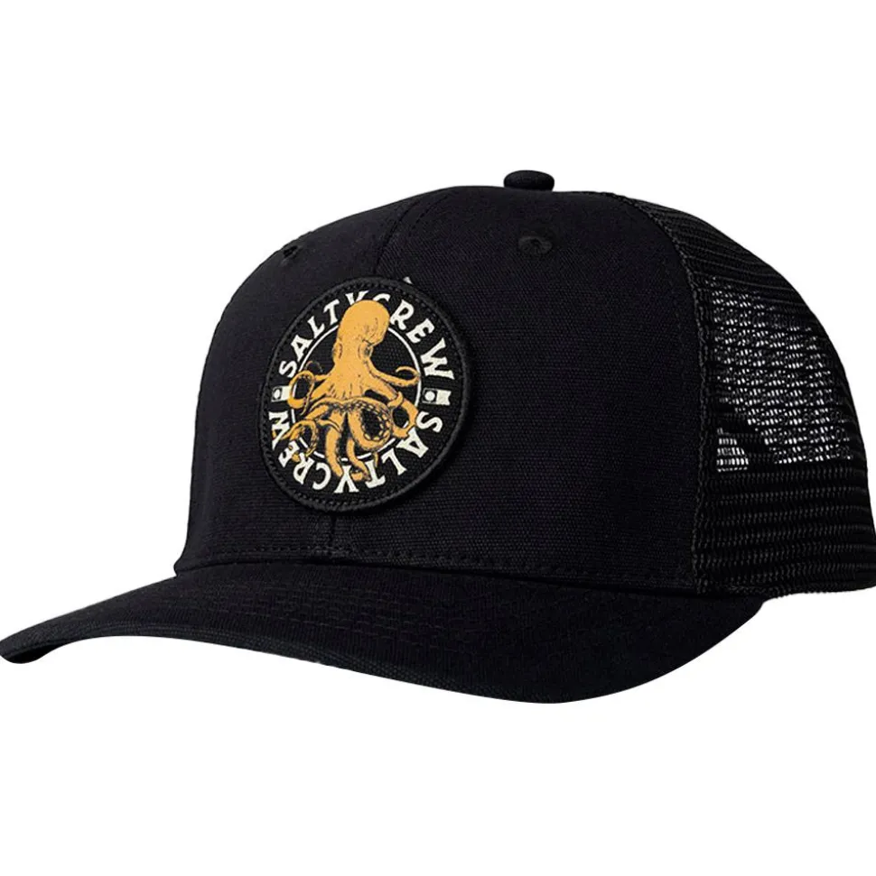 Casquette Salty Crew Tentacles Boys Retro Trucker Black