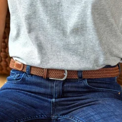 Ceinture BillyBelt Women Tressée Marron Camel