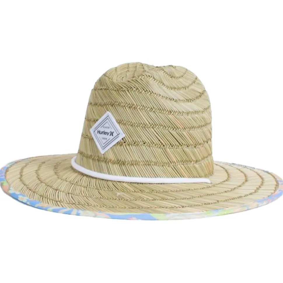 Chapeau Hurley Women Diamond Straw Hat Canvas