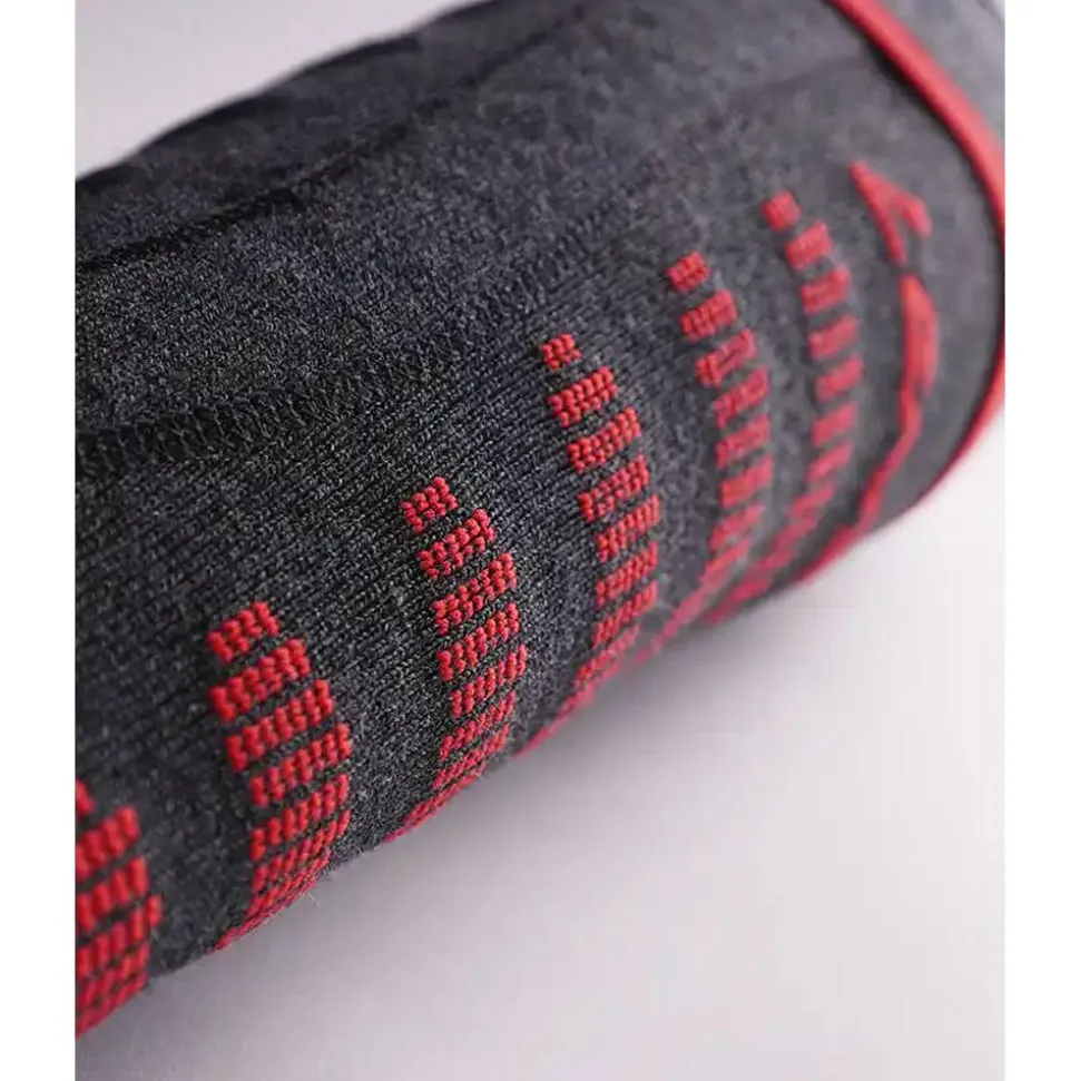 Chauffage pied Lenz Heat Sock 5.1 Toe Cap Regular Fit Anthracite Rouge