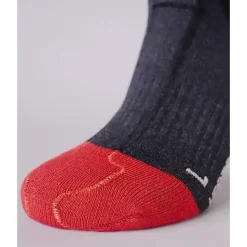 Chauffage pied Lenz Heat Sock 5.1 Toe Cap Regular Fit Anthracite Rouge
