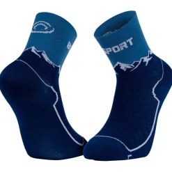 Chaussettes Bv Sport Gr Double Socks Mid Bleu Navy