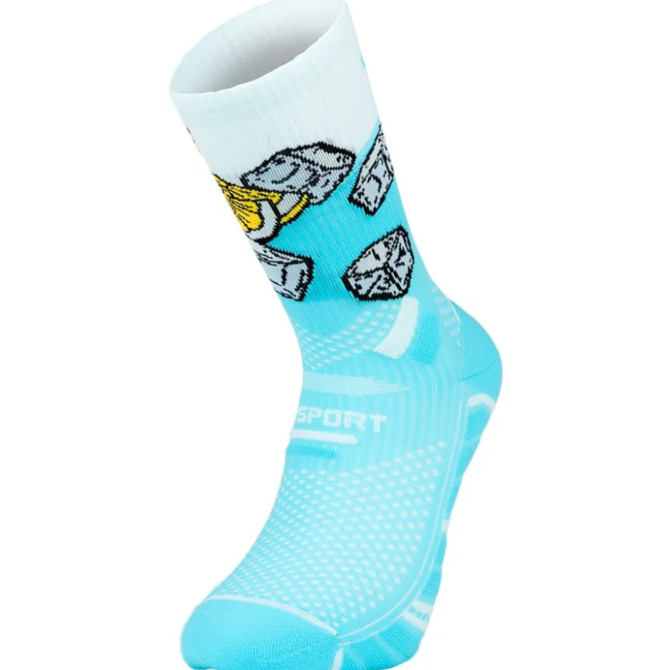 Chaussettes Bv Sport Trail Socks Ultra High Collector Blue Lagoon