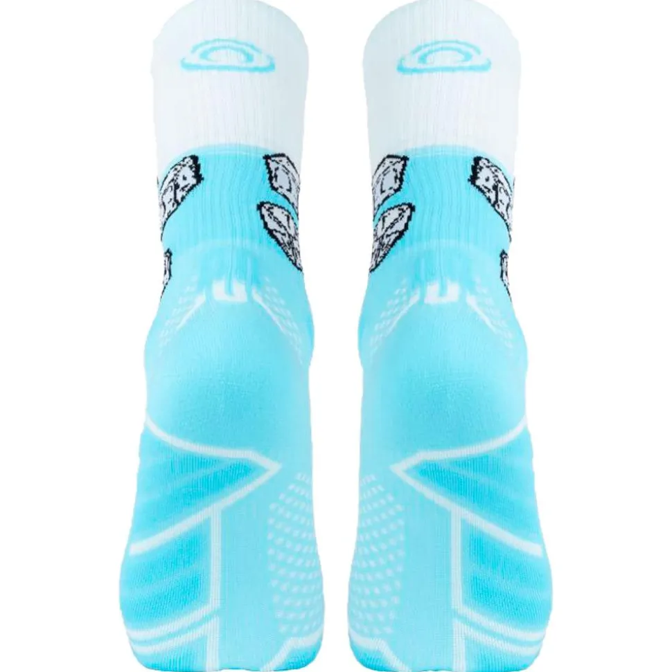 Chaussettes Bv Sport Trail Socks Ultra High Collector Blue Lagoon