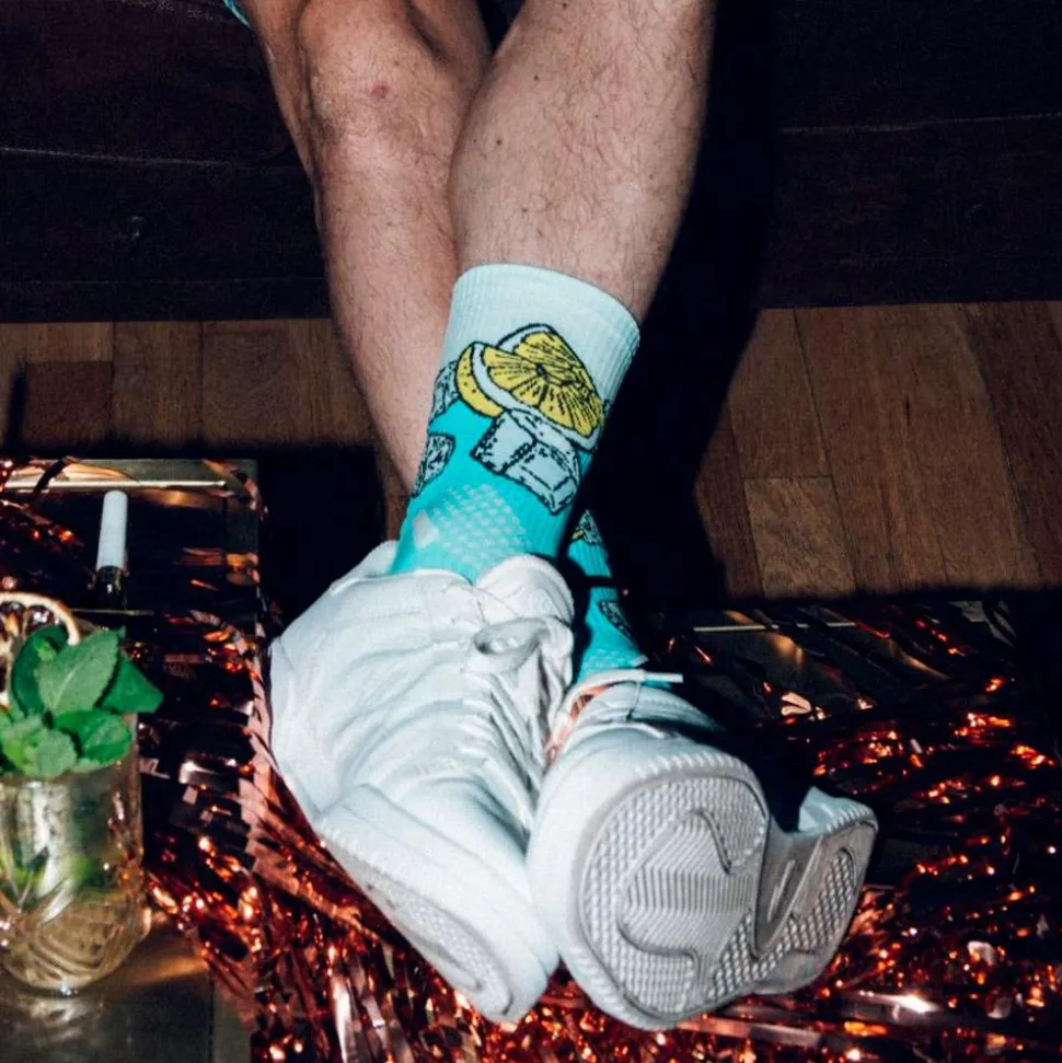 Chaussettes Bv Sport Trail Socks Ultra High Collector Blue Lagoon