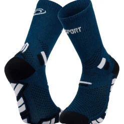 Chaussettes Bv Sport Trail Socks Ultra High Bleu Gris