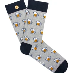 Chaussettes Cabaia Men's Socks Classic Léopold & Zoé (Grey)