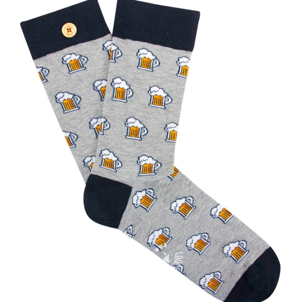 Chaussettes Cabaia Men's Socks Classic Léopold & Zoé (Grey)