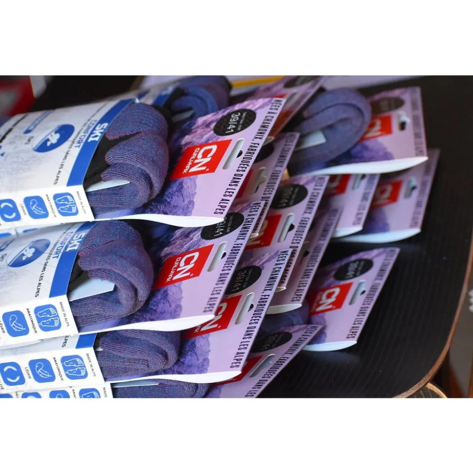Chaussettes Curlynak Ski Comfort Women Noir Violet