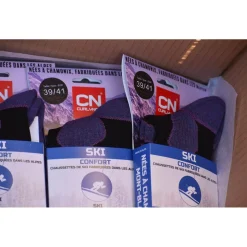 Chaussettes Curlynak Ski Comfort Women Noir Violet