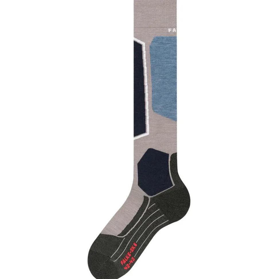 Chaussettes Falke Sk6 Pro Men Grey Melange