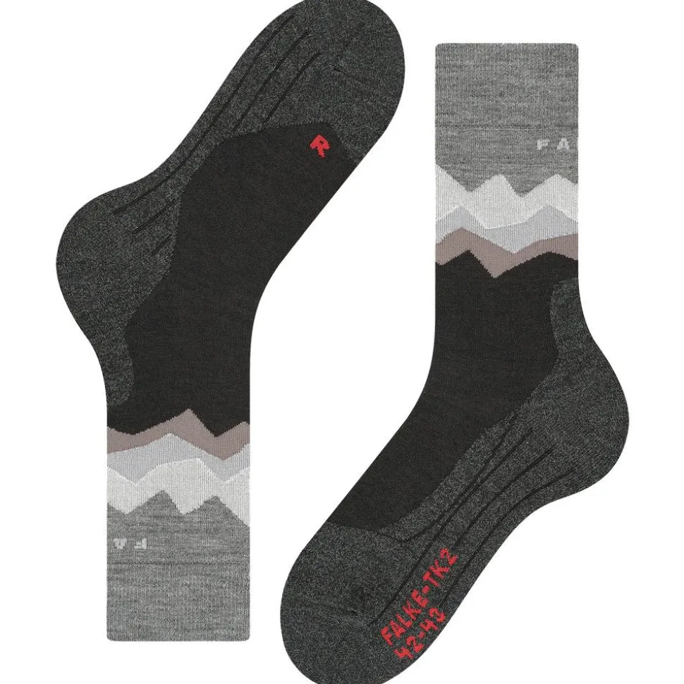 Chaussettes Falke Tk2 Crest Black