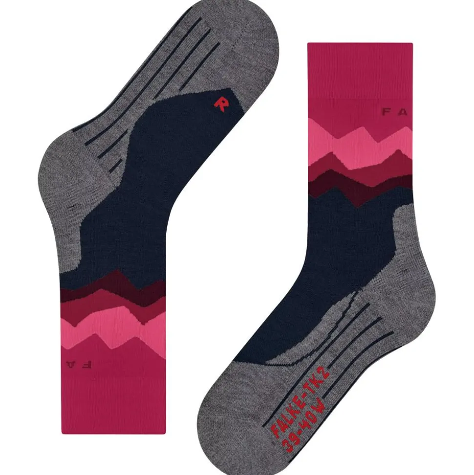 Chaussettes Falke Tk2 Explore Women Space Blue