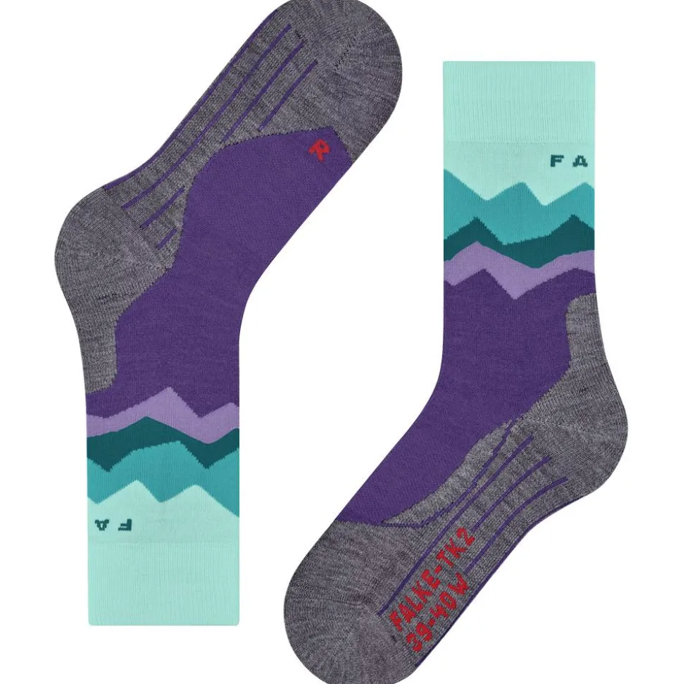Chaussettes Falke Tk2 Explore Women Amethyst
